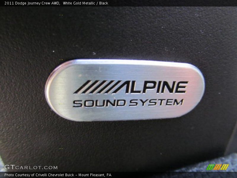 Audio System of 2011 Journey Crew AWD
