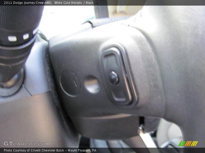 White Gold Metallic / Black 2011 Dodge Journey Crew AWD