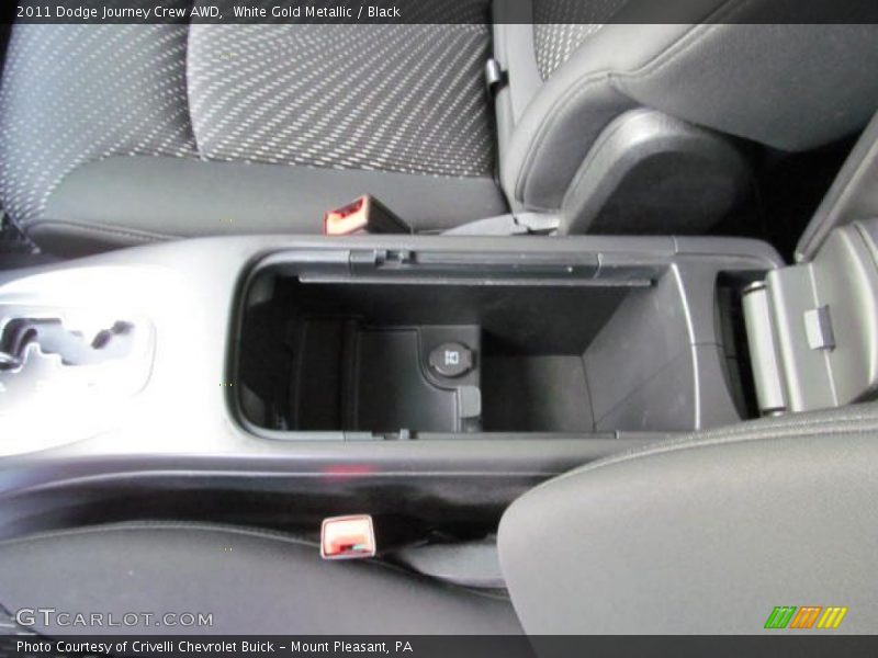 White Gold Metallic / Black 2011 Dodge Journey Crew AWD