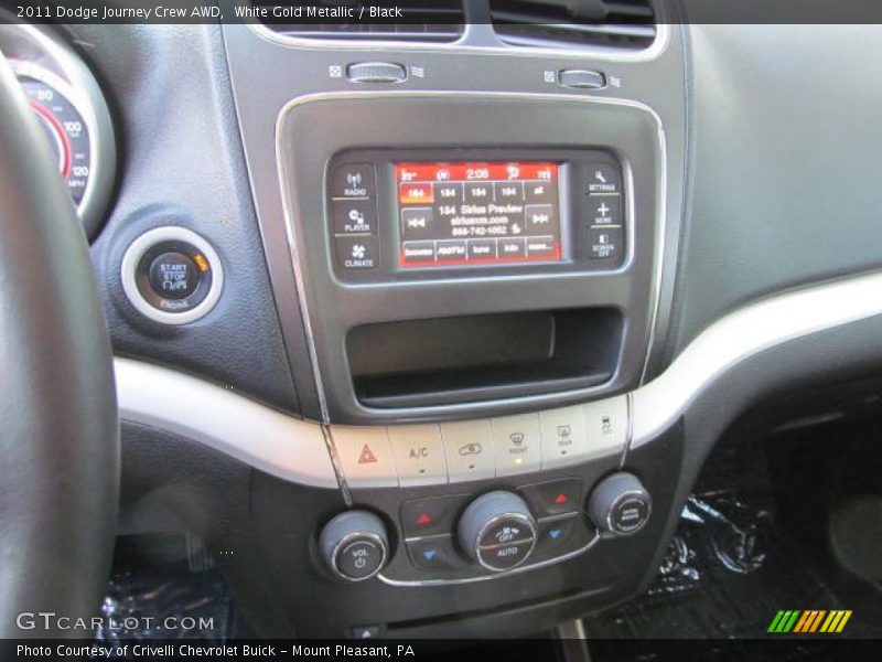 Controls of 2011 Journey Crew AWD
