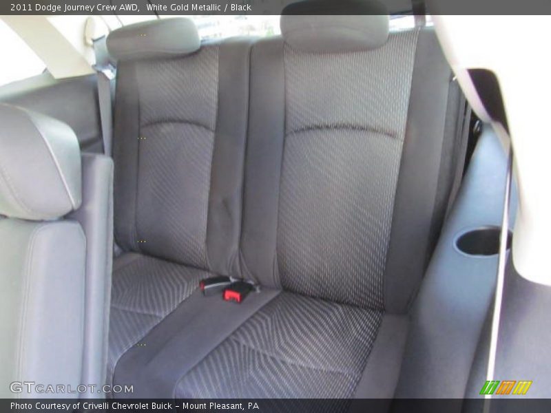 White Gold Metallic / Black 2011 Dodge Journey Crew AWD