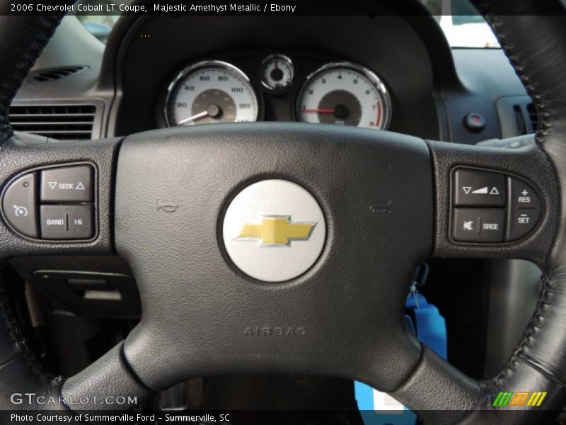 Controls of 2006 Cobalt LT Coupe