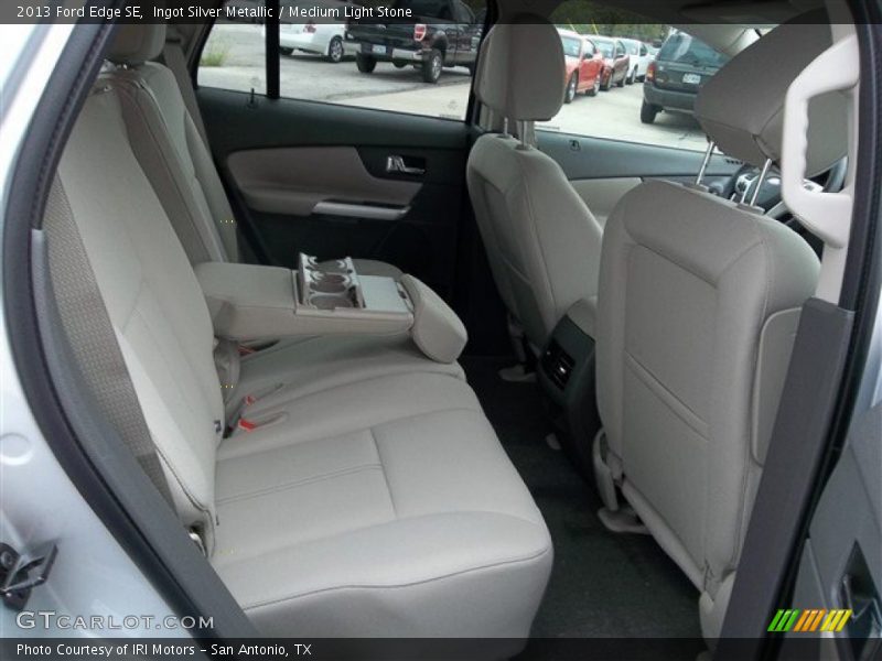Ingot Silver Metallic / Medium Light Stone 2013 Ford Edge SE