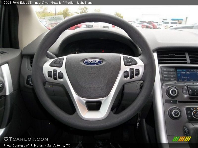 Ingot Silver Metallic / Medium Light Stone 2013 Ford Edge SE