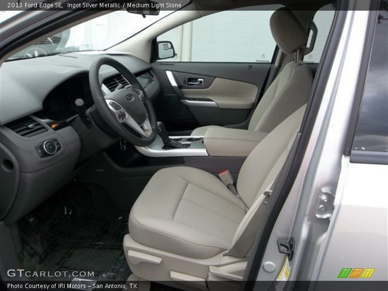 Ingot Silver Metallic / Medium Light Stone 2013 Ford Edge SE