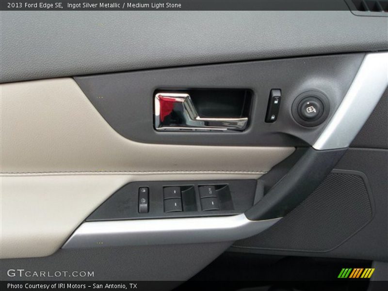 Ingot Silver Metallic / Medium Light Stone 2013 Ford Edge SE
