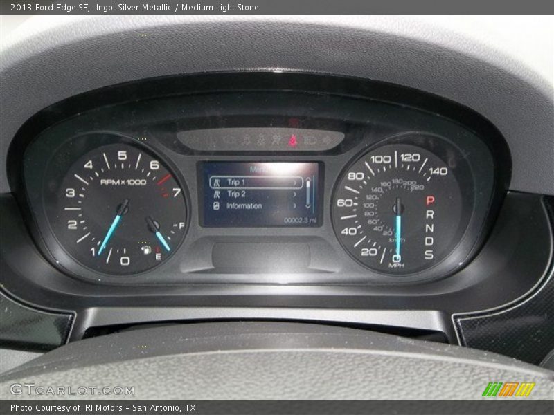 Ingot Silver Metallic / Medium Light Stone 2013 Ford Edge SE