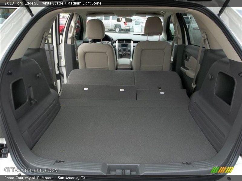 White Suede / Medium Light Stone 2013 Ford Edge SE