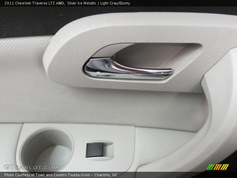 Silver Ice Metallic / Light Gray/Ebony 2011 Chevrolet Traverse LTZ AWD