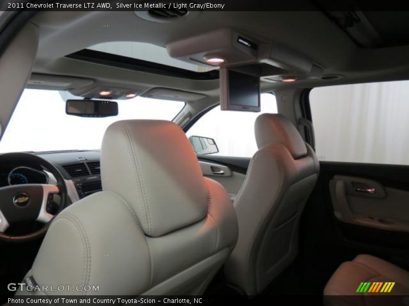 Silver Ice Metallic / Light Gray/Ebony 2011 Chevrolet Traverse LTZ AWD