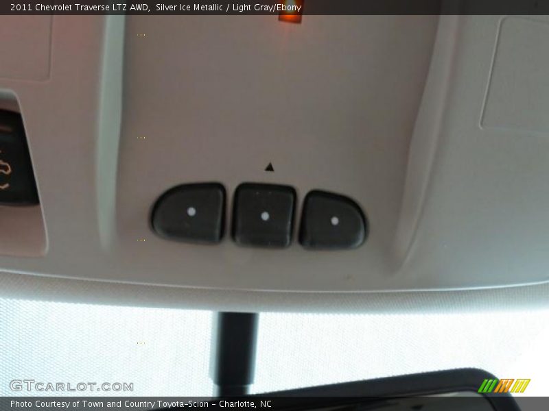 Silver Ice Metallic / Light Gray/Ebony 2011 Chevrolet Traverse LTZ AWD