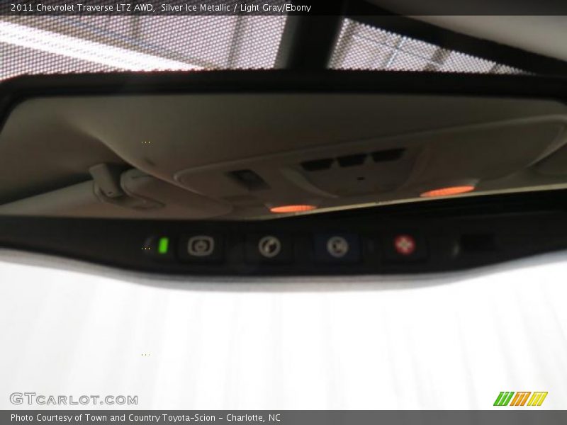 Silver Ice Metallic / Light Gray/Ebony 2011 Chevrolet Traverse LTZ AWD