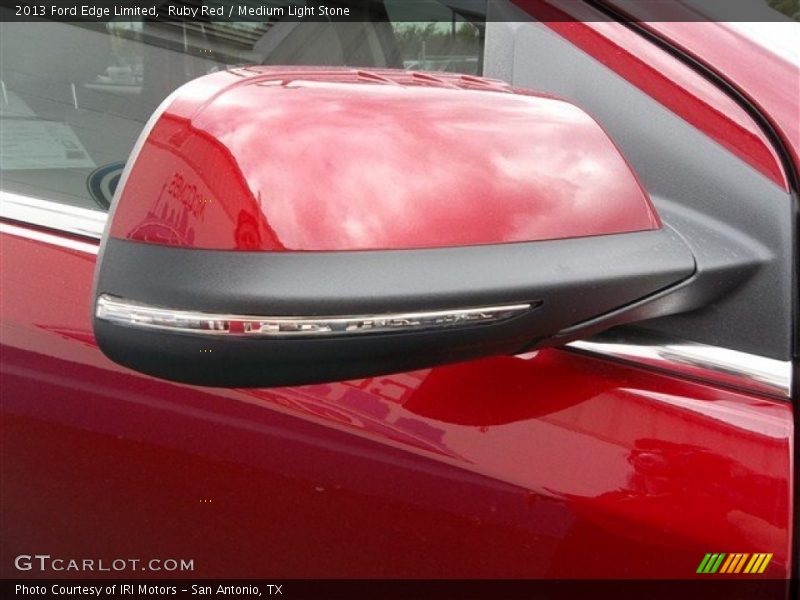 Ruby Red / Medium Light Stone 2013 Ford Edge Limited