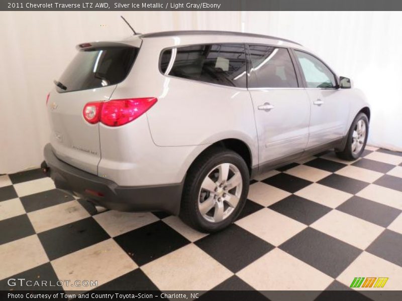 Silver Ice Metallic / Light Gray/Ebony 2011 Chevrolet Traverse LTZ AWD