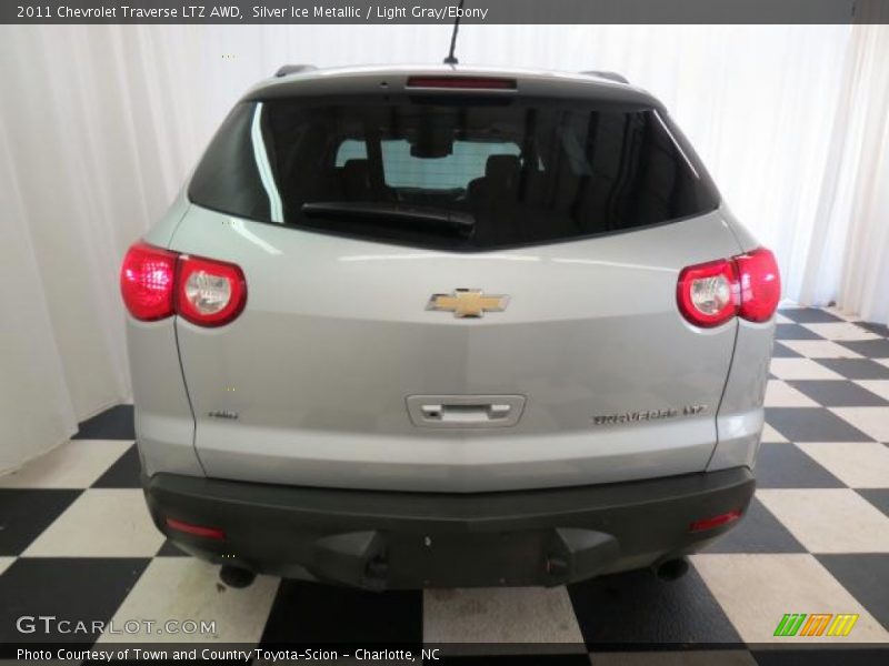 Silver Ice Metallic / Light Gray/Ebony 2011 Chevrolet Traverse LTZ AWD