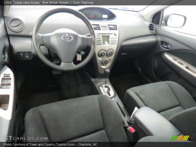 Blue Streak Metallic / Dark Charcoal 2009 Toyota Yaris Sedan