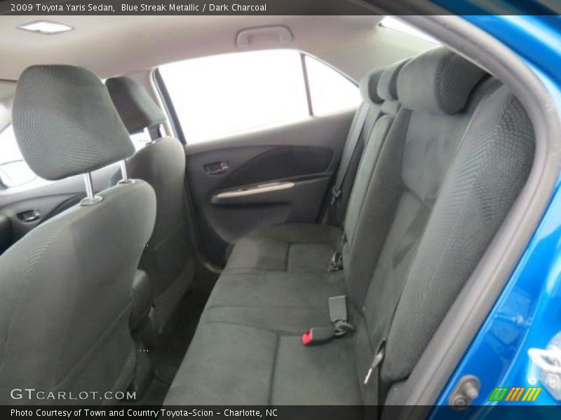Blue Streak Metallic / Dark Charcoal 2009 Toyota Yaris Sedan