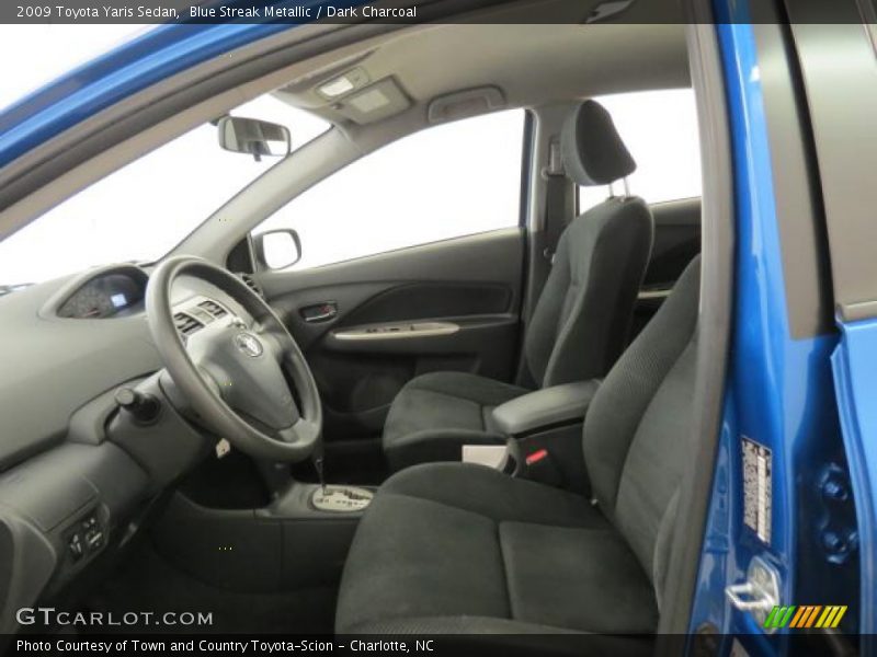 Blue Streak Metallic / Dark Charcoal 2009 Toyota Yaris Sedan