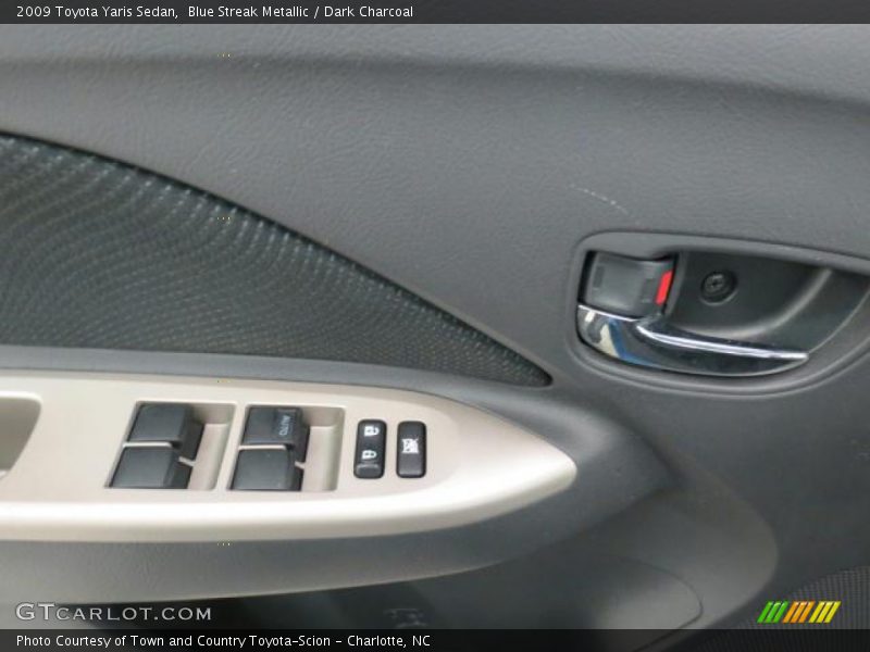 Blue Streak Metallic / Dark Charcoal 2009 Toyota Yaris Sedan