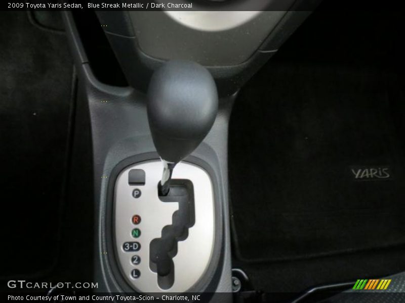 Blue Streak Metallic / Dark Charcoal 2009 Toyota Yaris Sedan