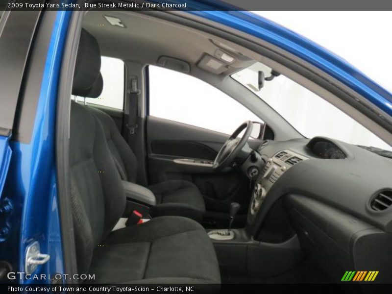 Blue Streak Metallic / Dark Charcoal 2009 Toyota Yaris Sedan