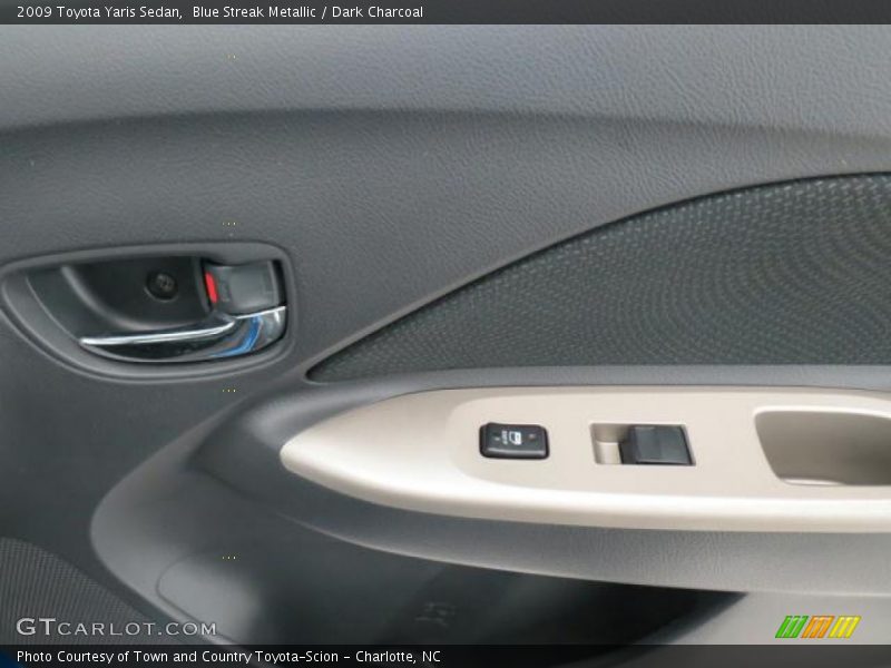 Blue Streak Metallic / Dark Charcoal 2009 Toyota Yaris Sedan