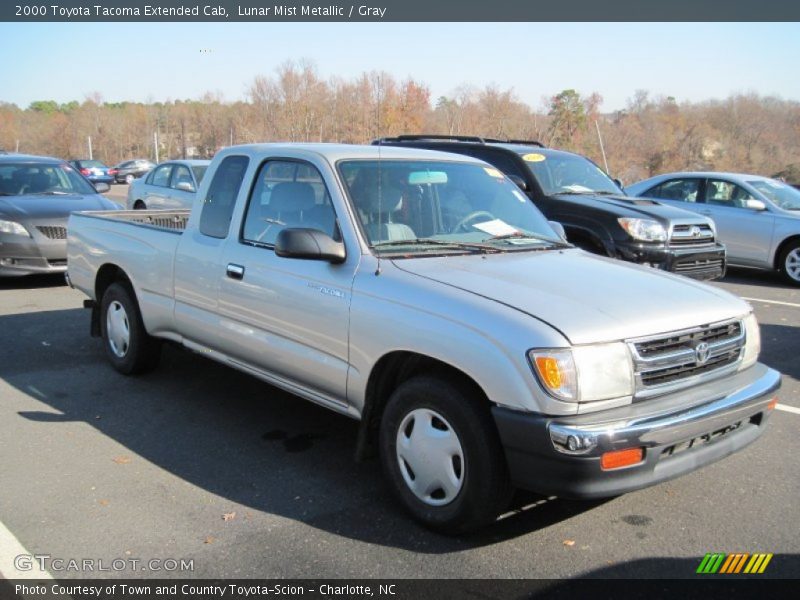 Lunar Mist Metallic / Gray 2000 Toyota Tacoma Extended Cab