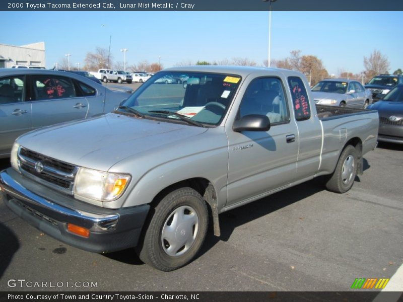 Lunar Mist Metallic / Gray 2000 Toyota Tacoma Extended Cab
