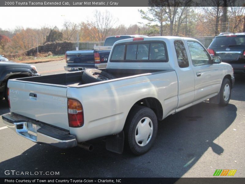 Lunar Mist Metallic / Gray 2000 Toyota Tacoma Extended Cab