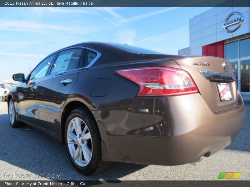 Java Metallic / Beige 2013 Nissan Altima 2.5 SL