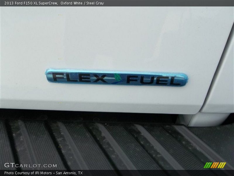 Oxford White / Steel Gray 2013 Ford F150 XL SuperCrew
