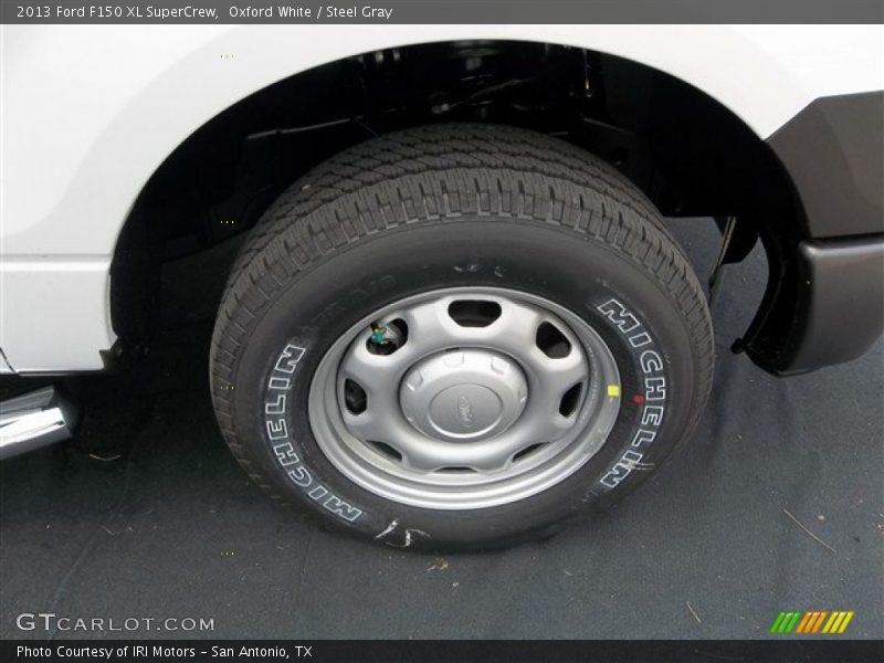 Oxford White / Steel Gray 2013 Ford F150 XL SuperCrew