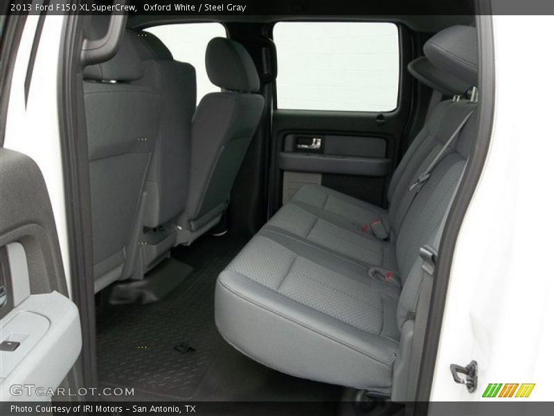 Oxford White / Steel Gray 2013 Ford F150 XL SuperCrew