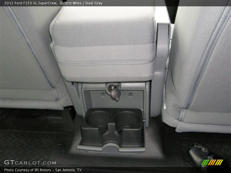 Oxford White / Steel Gray 2013 Ford F150 XL SuperCrew