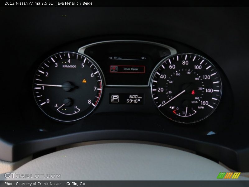  2013 Altima 2.5 SL 2.5 SL Gauges