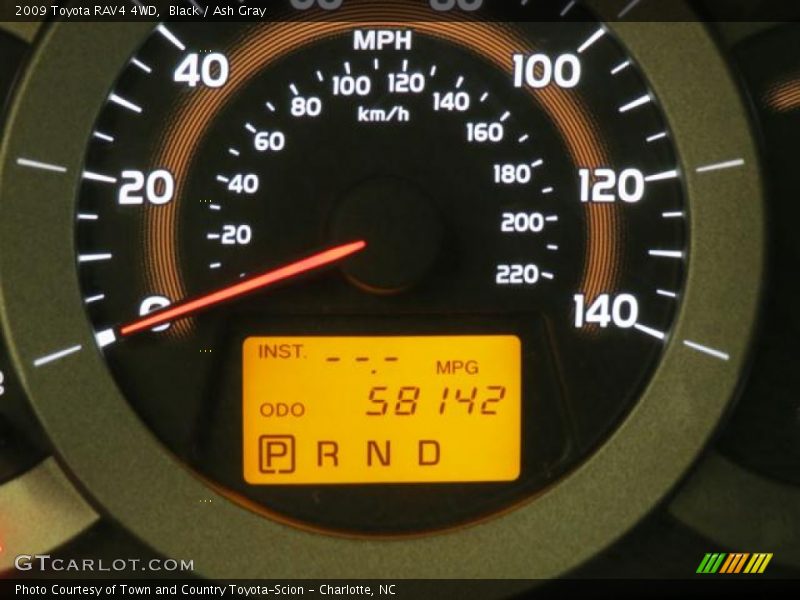 Black / Ash Gray 2009 Toyota RAV4 4WD