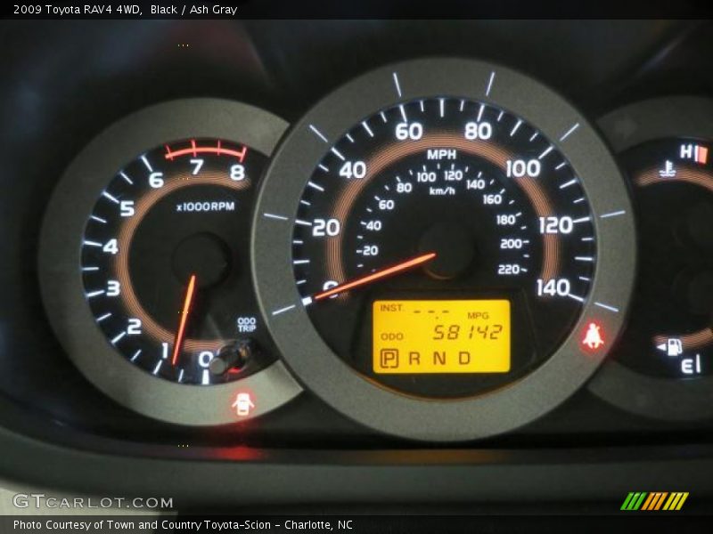 Black / Ash Gray 2009 Toyota RAV4 4WD