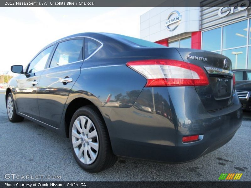 Graphite Blue / Charcoal 2013 Nissan Sentra SV