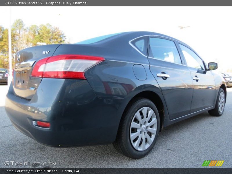 Graphite Blue / Charcoal 2013 Nissan Sentra SV