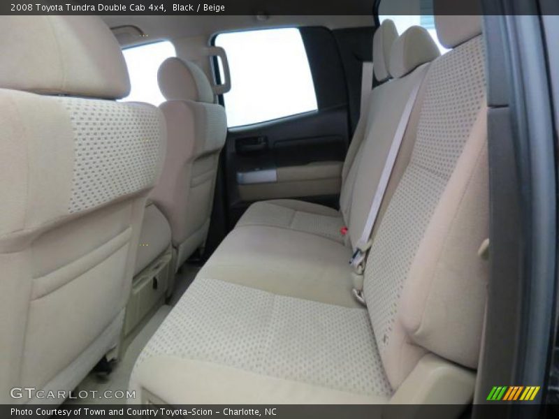 Black / Beige 2008 Toyota Tundra Double Cab 4x4