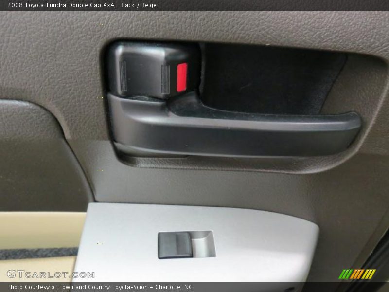 Black / Beige 2008 Toyota Tundra Double Cab 4x4