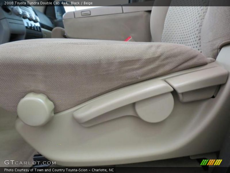 Black / Beige 2008 Toyota Tundra Double Cab 4x4