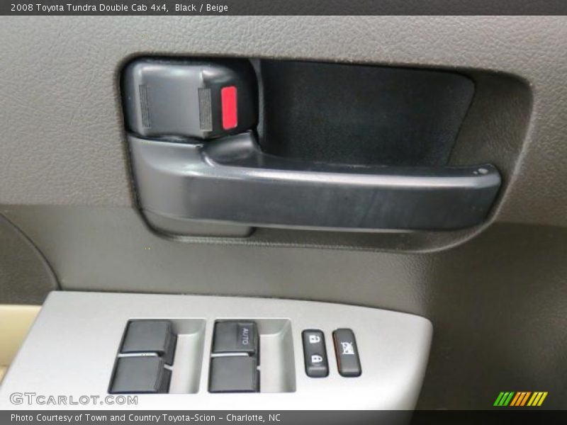 Black / Beige 2008 Toyota Tundra Double Cab 4x4