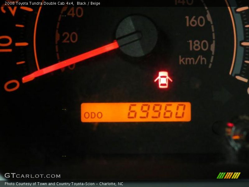 Black / Beige 2008 Toyota Tundra Double Cab 4x4