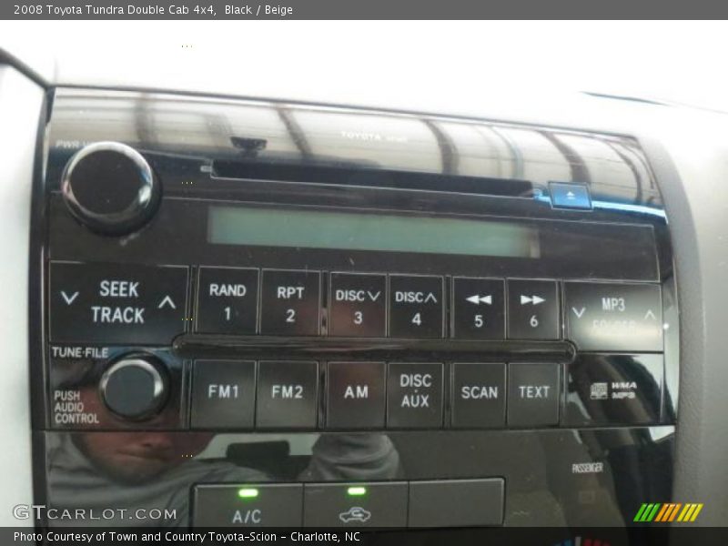 Black / Beige 2008 Toyota Tundra Double Cab 4x4