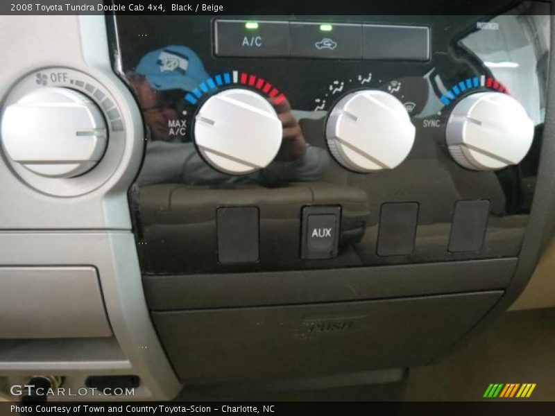 Black / Beige 2008 Toyota Tundra Double Cab 4x4