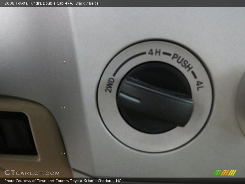 Black / Beige 2008 Toyota Tundra Double Cab 4x4