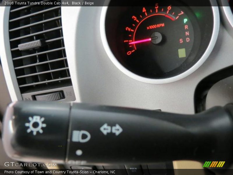 Black / Beige 2008 Toyota Tundra Double Cab 4x4