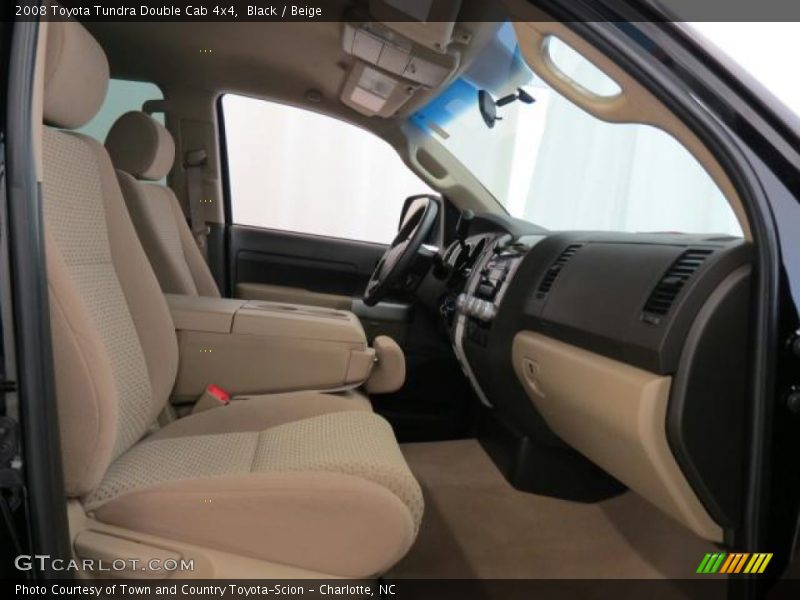 Black / Beige 2008 Toyota Tundra Double Cab 4x4