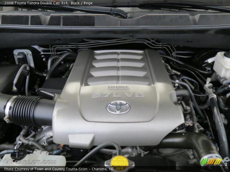 Black / Beige 2008 Toyota Tundra Double Cab 4x4